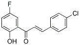 (2E)-3-(4-Chlorophenyl)-1-(5-fluoro-2-hydroxyphenyl)prop-2-en-1-one 结构式