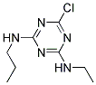 2-CHLORO-4-ETHYLAMINO-6-PROPYLAMINO-1,3,5-TRIAZINE 结构式