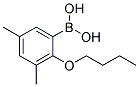 2-Butoxy-3 5-dimethylphenylboronic acid 结构式