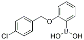 2-(4'-CHLOROBENZYLOXY)PHENYLBORONIC ACID 结构式