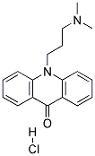 10-[3-(DIMETHYLAMINO)PROPYL]- 9-ACRIDANONE HYDROCHLORIDE 结构式