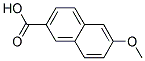 2-CARBOXY-6-METHOXYNAPHTHALENE 结构式