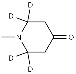 1-METHYL-4-PIPERIDONE-2,2,6,6-D4 结构式