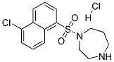 1-(5-CHLORONAPHTHALENESULPHONYL)-1H-HEXAHYDRO-1,4-DIAZEPINE HYDROCHLORIDE [ML-9] 结构式