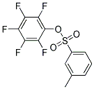 2,3,4,5,6-PENTAFLUOROPHENYL 3-METHYLBENZENESULPHONATE 结构式