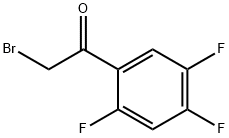 2,4,5-三氟苯甲酰溴 结构式
