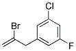 2-BROMO-3-(3-CHLORO-5-FLUOROPHENYL)-1-PROPEN 结构式