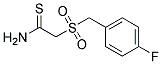 2-[(4-Fluorobenzyl)sulphonyl]ethanethioamide 结构式