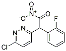 2-(6-CHLORO-3-PYRIDAZINYL)-2-(2-FLUOROPHENYL)ACETONITRIL 结构式