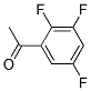 2',3',5'-TRIFLUOROACETOPHENON 结构式