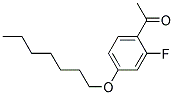 2'-FLUORO-4'-HEPTYLOXYACETOPHENON 结构式