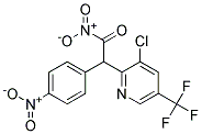 2-[3-CHLORO-5-(TRIFLUOROMETHYL)PYRID-2-YL]-2-(4-NITROPHENYL)ACETONITRIL 结构式