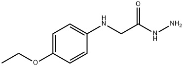 2-(4-ETHOXYANILINO)ACETOHYDRAZIDE 结构式