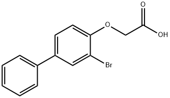 2-[(3-BROMO[1,1'-BIPHENYL]-4-YL)OXY]ACETIC ACID 结构式