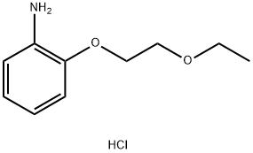 2-(2-乙氧基乙氧基)苯胺盐酸盐 结构式