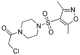 1-(CHLOROACETYL)-4-[(3,5-DIMETHYLISOXAZOL-4-YL)SULFONYL]PIPERAZINE 结构式