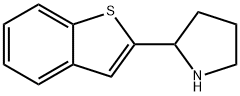 2-(1-Benzothien-2-yl)pyrrolidine 结构式