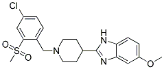 2-(1-[4-CHLORO-2-(METHYLSULFONYL)BENZYL]PIPERIDIN-4-YL)-5-METHOXY-1H-BENZIMIDAZOLE 结构式