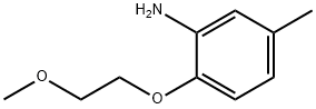 2-(2-METHOXYETHOXY)-5-METHYLANILINE 结构式