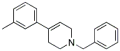 1-Benzyl-4-m-tolyl-1,2,3,6-tetrahydro-pyridine 结构式
