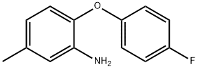 2-(4-FLUOROPHENOXY)-5-METHYLANILINE 结构式