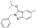 2-BENZYL-3-ISOPROPOXY-5-METHYL-2H-INDAZOLE 结构式