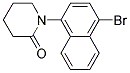 1-(4-BROMO-NAPHTHALEN-1-YL)-PIPERIDIN-2-ONE 结构式