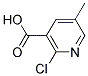 2-CHLORO-5-METHYL-NICOTINIC ACID 结构式