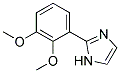 2-(2,3-DIMETHOXY-PHENYL)-1H-IMIDAZOLE 结构式