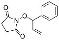 1-(1-PHENYL-ALLYLOXY)-PYRROLIDINE-2,5-DIONE 结构式