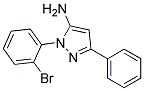 2-(2-Bromo-phenyl)-5-phenyl-2H-pyrazol-3-ylamine 结构式