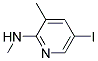 2-METHYLAMINO-5-IODO-3-METHYLPYRIDINE 结构式