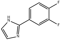 2-(3,4-二氟苯基)-1H-咪唑 结构式
