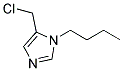 1-BUTYL-5-CHLOROMETHYL-1H-IMIDAZOLE 结构式