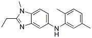 (2,5-DIMETHYL-PHENYL)-(2-ETHYL-1-METHYL-1H-BENZOIMIDAZOL-5-YL)-AMINE 结构式