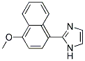2-(4-METHOXY-NAPHTHALEN-1-YL)-1H-IMIDAZOLE 结构式