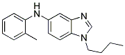 (1-BUTYL-1H-BENZOIMIDAZOL-5-YL)-O-TOLYL-AMINE 结构式