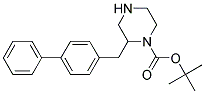 2-BIPHENYL-4-YLMETHYL-PIPERAZINE-1-CARBOXYLIC ACID TERT-BUTYL ESTER 结构式