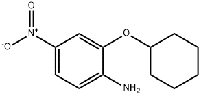 2-CYCLOHEXYLOXY-4-NITRO-PHENYLAMINE 结构式