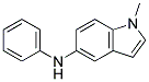 (1-METHYL-1H-INDOL-5-YL)-PHENYL-AMINE 结构式