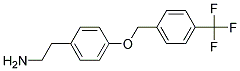2-[4-(4-TRIFLUOROMETHYL-BENZYLOXY)-PHENYL]-ETHYLAMINE 结构式