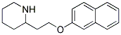 2-[2-(2-NAPHTHYLOXY)ETHYL]PIPERIDINE 结构式