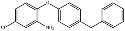 2-(4-BENZYLPHENOXY)-5-CHLOROANILINE 结构式