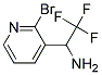 1-(2-BROMO-PYRIDIN-3-YL)-2,2,2-TRIFLUORO-ETHYLAMINE 结构式