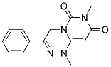 1,7-DIMETHYL-3-PHENYL-4H-PYRIMIDO[6,1-C][1,2,4]TRIAZINE-6,8(1H,7H)-DIONE 结构式