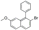 2-Bromo-7-methoxy-1-phenyl-naphthalene 结构式