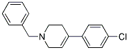 1-BENZYL-4-(4-CHLORO-PHENYL)-1,2,3,6-TETRAHYDRO-PYRIDINE 结构式