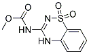 (1,1-DIOXO-1,4-DIHYDRO-1LAMBDA6-BENZO[1,2,4]THIADIAZIN-3-YL)-CARBAMIC ACID METHYL ESTER 结构式
