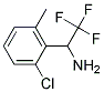 1-(2-CHLORO-6-METHYL-PHENYL)-2,2,2-TRIFLUORO-ETHYLAMINE 结构式