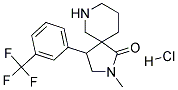 2-METHYL-4-(3-(TRIFLUOROMETHYL)PHENYL)-2,7-DIAZASPIRO[4.5]DECAN-1-ONE HYDROCHLORIDE 结构式